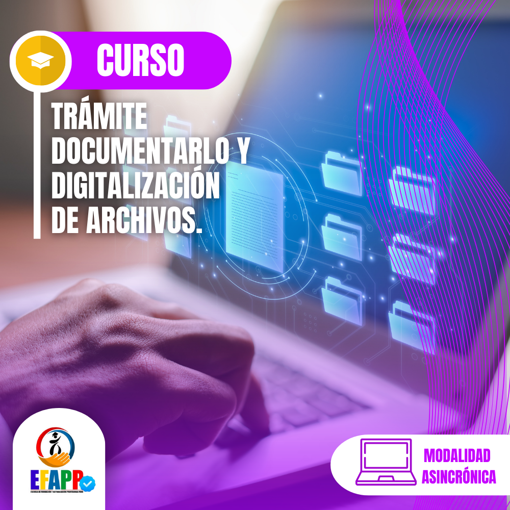 CURSO:Trámite documentarlo y digitalización de archivos.